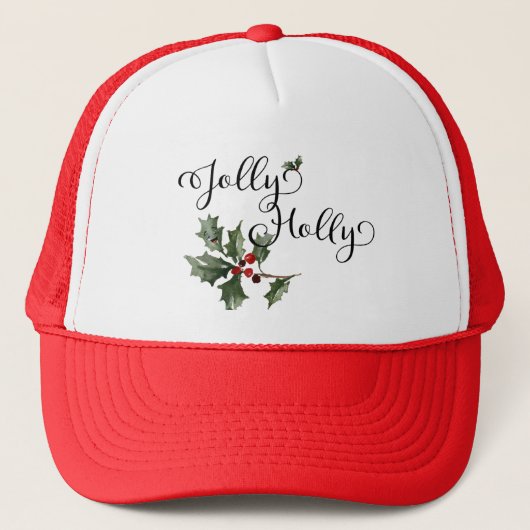 Jolly Holly Truckerkappe (Vorderseite)