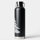 Jolly Hydration: Christbaum-Emblazoned Trinkflasche (Rückseite)