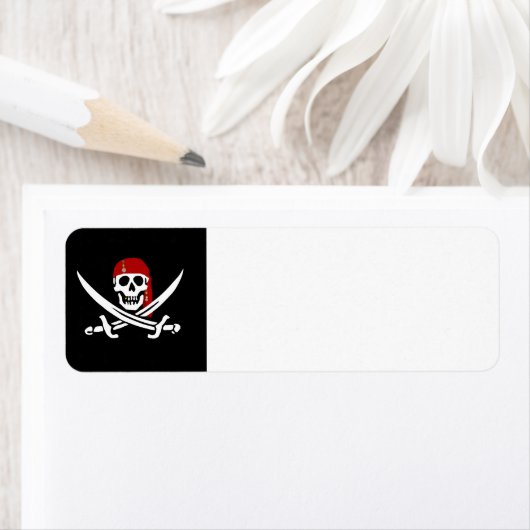 Jolly Jack Pirate Address Label (Insitu)