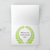 Jolly Jamaican Flag Christmas Style Feiertagskarte (Innenseite)