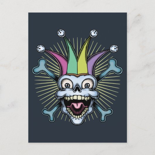 Jolly Jester Postkarte (Vorderseite)