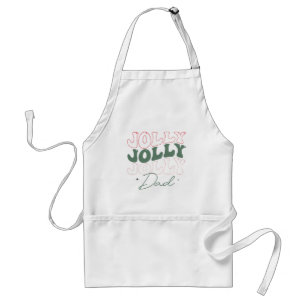 Jolly Jolly Jolly Vater Fun Weihnachten Schürze