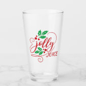 Jolly Juice Christmas Cheer Bierglas Glas (Vorderseite)
