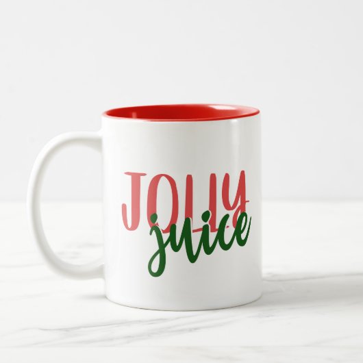 Jolly Juice Funny Christmas Tasse (Links)