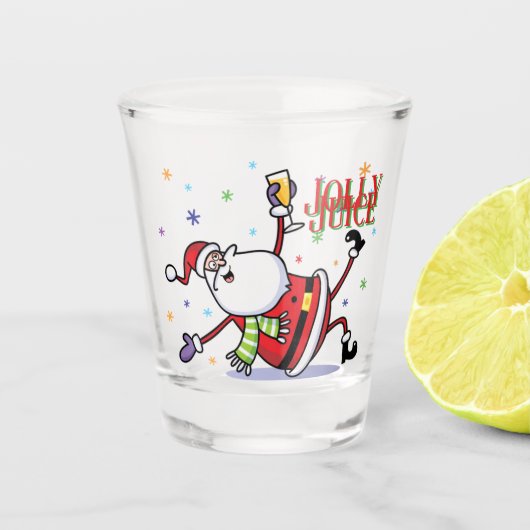 Jolly Juice Holiday Shot Glass Schnapsglas (Vorderseite)