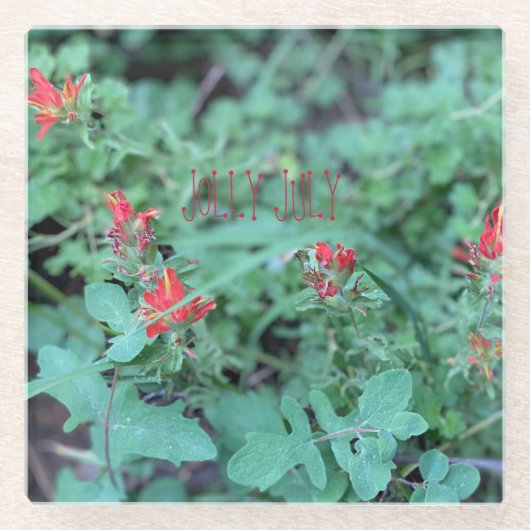 JOLLY JULY GLASUNTERSETZER (Vorderseite)