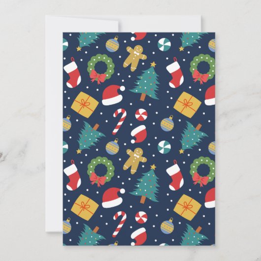 Jolly Jumble Holiday Card Feiertagskarte (Vorderseite)