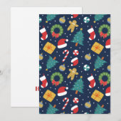 Jolly Jumble Holiday Card Feiertagskarte (Vorne/Hinten)