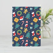 Jolly Jumble Holiday Card Feiertagskarte (Stehend Vorderseite)