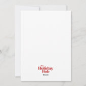 Jolly Jumble Holiday Card Feiertagskarte (Rückseite)