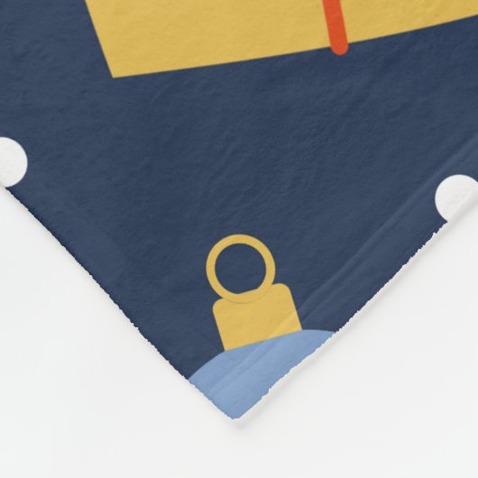 Jolly Jumble Holiday Fleece Blanket (Ecke)