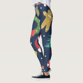 Jolly Jumble Holiday Leggings (Links)