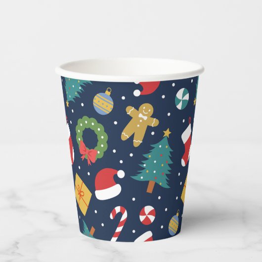 Jolly Jumble Holiday Paper Cup Pappbecher (Vorderseite)
