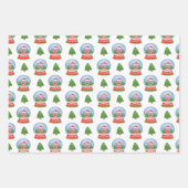 Jolly Jumbos Elephant Weihnachten Geschenkpapier Set (Vorderseite 2)