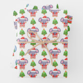 Jolly Jumbos Elephant Weihnachten Geschenkpapier Set (Beispiel)