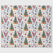 Jolly Kawaii Geschenkpapier (Flach)