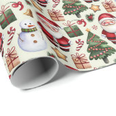 Jolly Kawaii Geschenkpapier (Rolleneckpunkt)