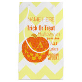 Jolly Kürbislaterne Halloween-Party Zickzack Kleine Geschenktüte (Vorderseite)