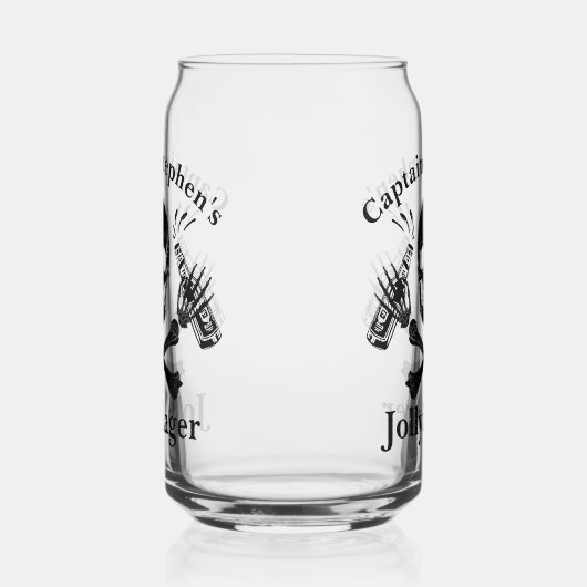 Jolly Lager Boat Captain Custom Beer Pirate Thema Dosenglas (Links)