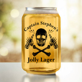 Jolly Lager Boat Captain Custom Beer Pirate Thema Dosenglas