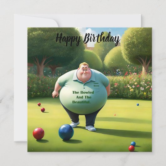 Jolly Lawn Bowler Man, (Vorderseite)