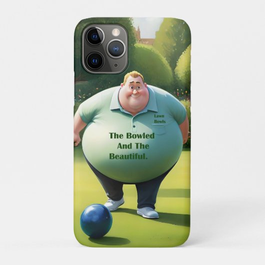Jolly Lawn Bowler Man, Case-Mate iPhone Hülle (Rückseite)