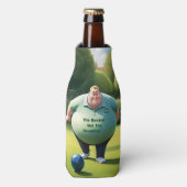 Jolly Lawn Bowler Man, Flaschenkühler (Flaschenvorderseite)