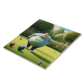 Jolly Lawn Bowler Man, Fliese (Seite)