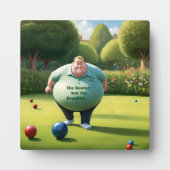 Jolly Lawn Bowler Man, Fotoplatte (Vorderseite)
