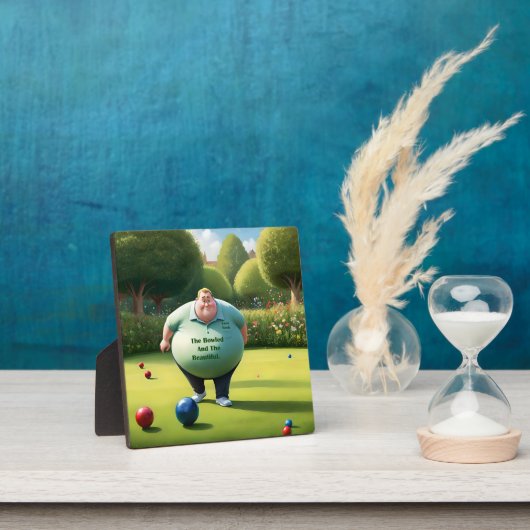 Jolly Lawn Bowler Man, Fotoplatte (InSitu)