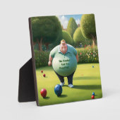 Jolly Lawn Bowler Man, Fotoplatte (Vorderseite)