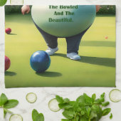 Jolly Lawn Bowler Man, Geschirrtuch (Gefaltet)
