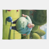 Jolly Lawn Bowler Man, Geschirrtuch (Horizontal)