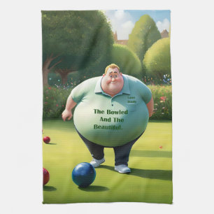 Jolly Lawn Bowler Man, Geschirrtuch