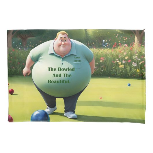 Jolly Lawn Bowler Man, Kissenbezug (Vorderseite)