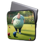 Jolly Lawn Bowler Man, Laptopschutzhülle (Vorderseite Links)