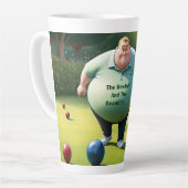 Jolly Lawn Bowler Man, Milchtasse (Linke Ecke)