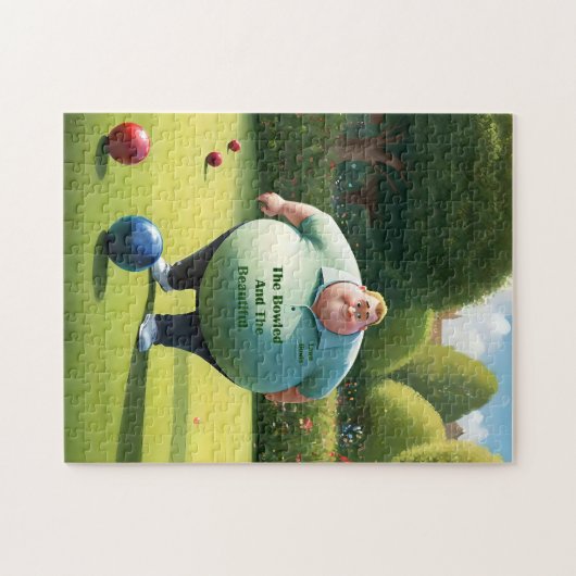 Jolly Lawn Bowler Man, Puzzle (Horizontal)