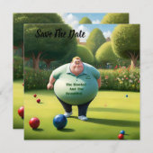 Jolly Lawn Bowler Man, Save The Date (Vorne/Hinten)