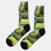 Jolly Lawn Bowler Man, Socken (Linkes Detail)