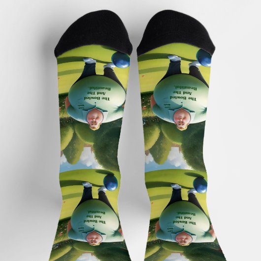 Jolly Lawn Bowler Man, Socken (Oben)