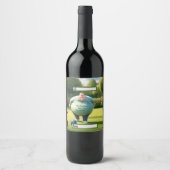 Jolly Lawn Bowler Man, Weinetikett (Vorderseite)