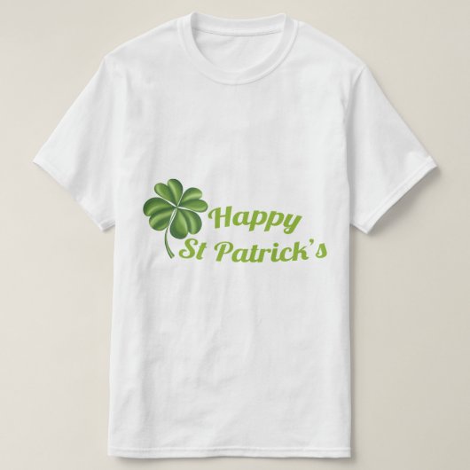 Jolly Leprechaun St. Patrick’s Day 3D Illustration T-Shirt (Design vorne)