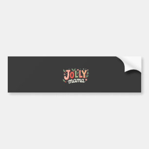Jolly Mama Christmas Mother Gift Autoaufkleber
