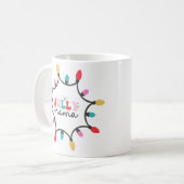 Jolly mama-chritmas leichte Tasse (Vorderseite Links)