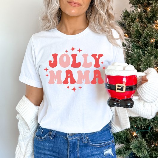 Jolly Mama Holiday Weihnachten T-Shirt