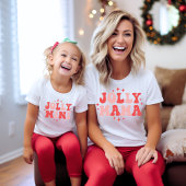 Jolly Mama Holiday Weihnachten T-Shirt