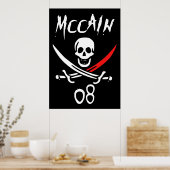 Jolly McCAIN 08 {Blood Tip} Poster (Küche)