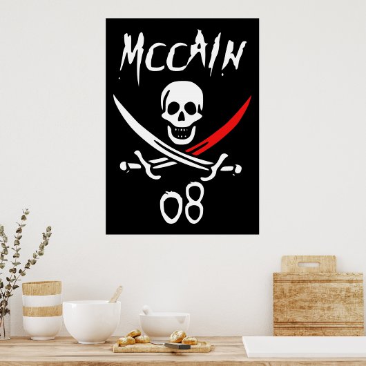 Jolly McCAIN 08 {Blood Tip} Poster (Küche)