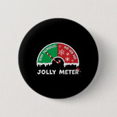 Jolly Meter Bah Humbug zu Ho Ho Ho Anti Weihnachte Button (Vorderseite)